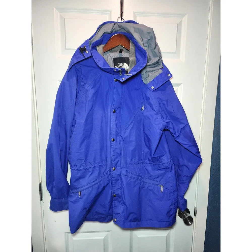 The North Face Gore-Tex Jacket Men's L Vintage 90s Made‎ in USA Blue Gorpcore
